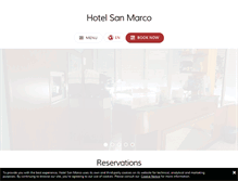 Tablet Screenshot of hotelsanmarcopu.it